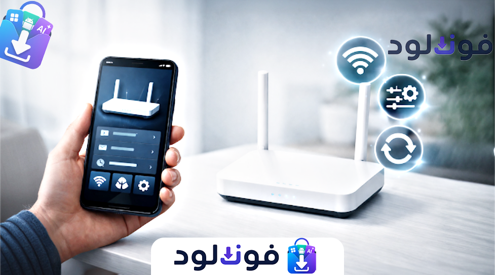 Background تطبيق للتحكم في الراوتر من الهاتف 